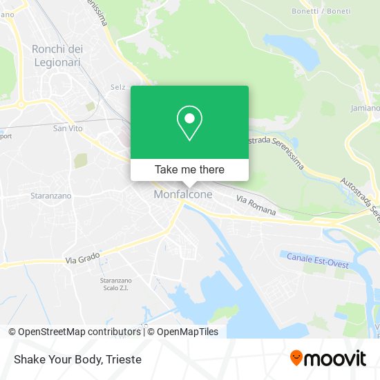 Shake Your Body map