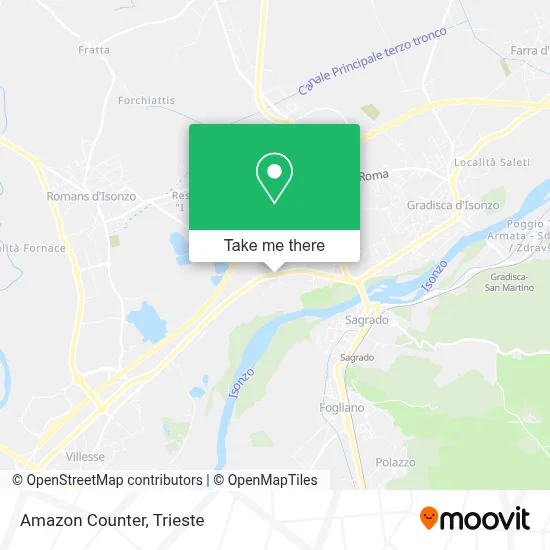 Amazon Counter map