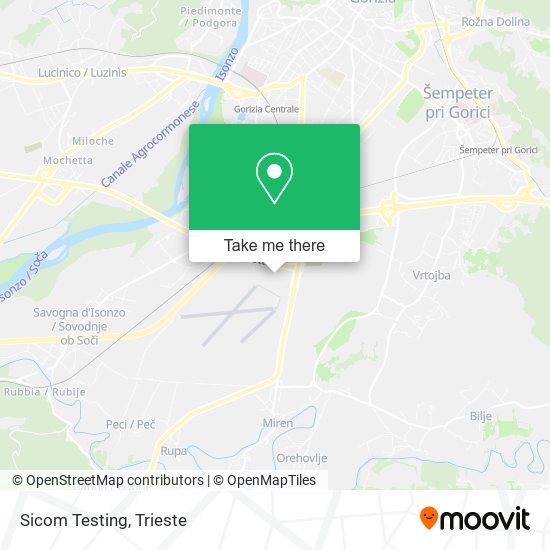 Sicom Testing map