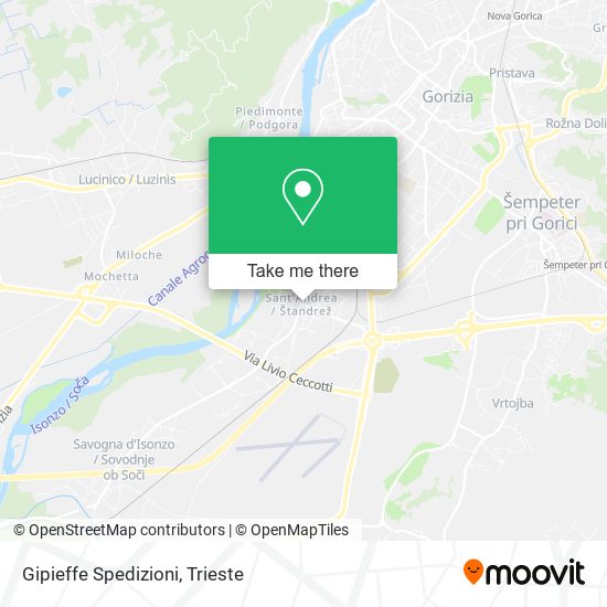 Gipieffe Spedizioni map