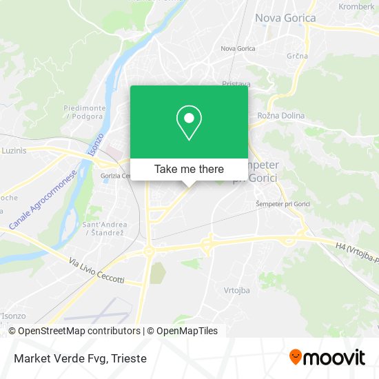 Market Verde Fvg map