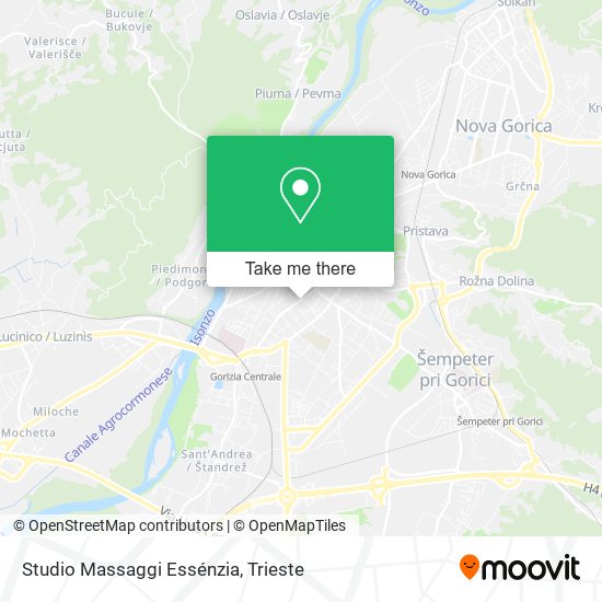 Studio Massaggi Essénzia map