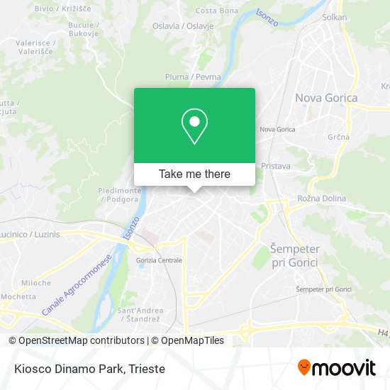 Kiosco Dinamo Park map