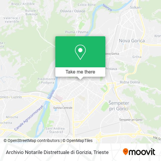 Archivio Notarile Distrettuale di Gorizia map