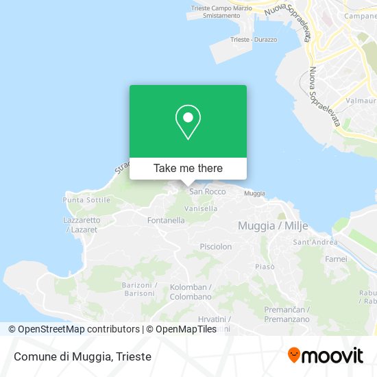 Comune di Muggia map