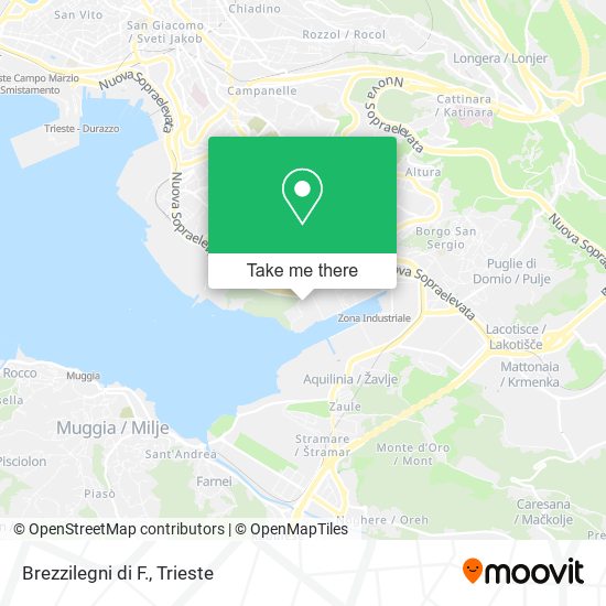 Brezzilegni di F. map