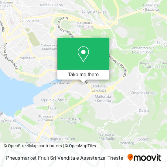 Pneusmarket Friuli Srl Vendita e Assistenza map