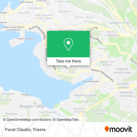 Pavat Claudio map