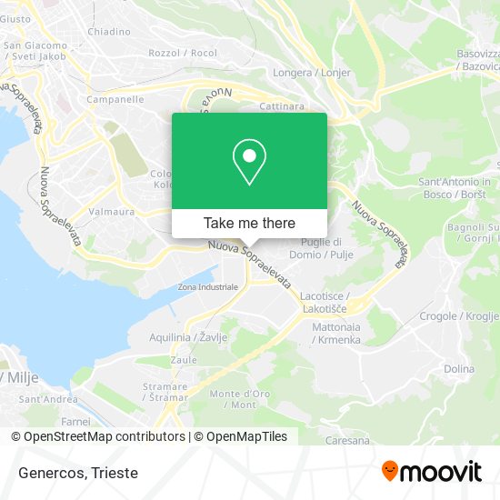 Genercos map
