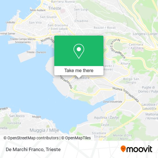 De Marchi Franco map