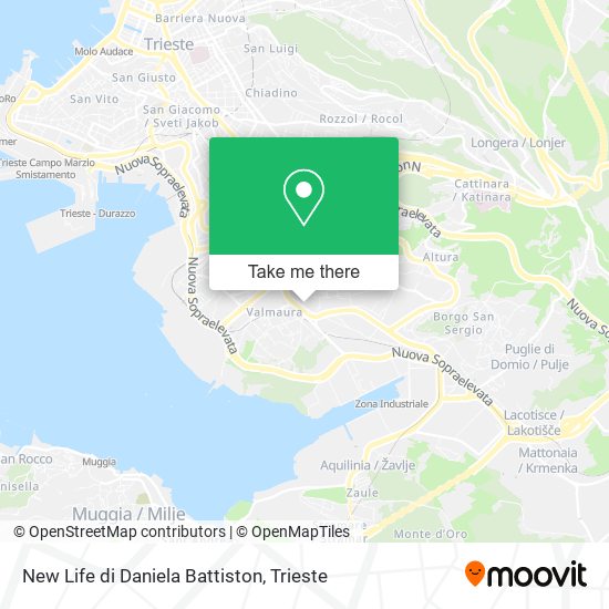 New Life di Daniela Battiston map