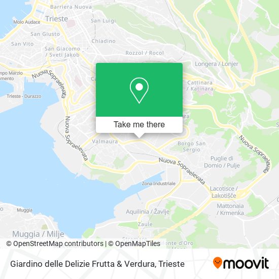 Giardino delle Delizie Frutta & Verdura map