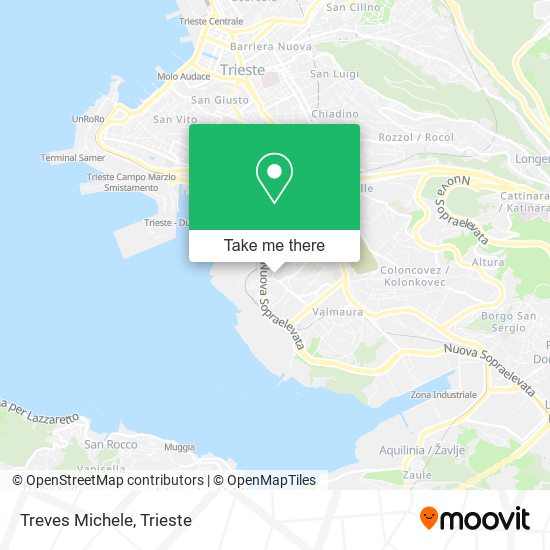 Treves Michele map