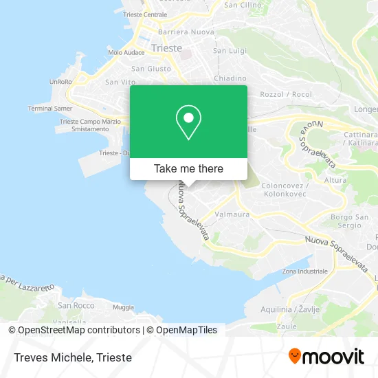 Treves Michele map