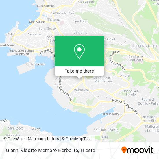 Gianni Vidotto Membro Herbalife map