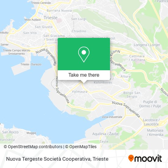 Nuova Tergeste Società Cooperativa map
