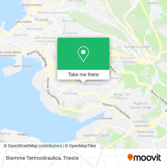 Biemme Termoidraulica map