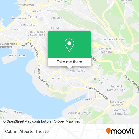 Cabrini Alberto map