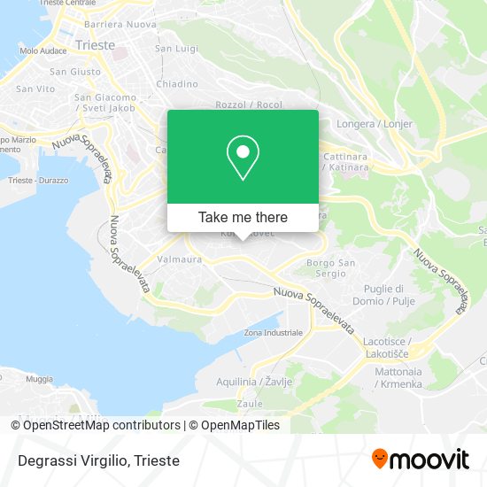Degrassi Virgilio map