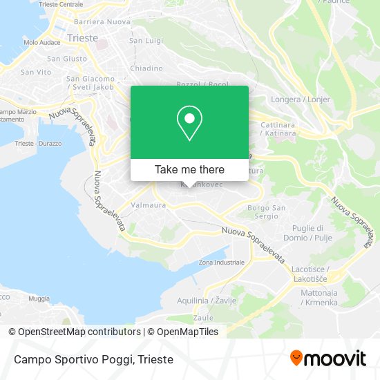 Campo Sportivo Poggi map