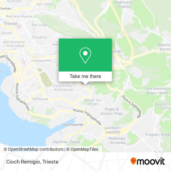 Cioch Remigio map