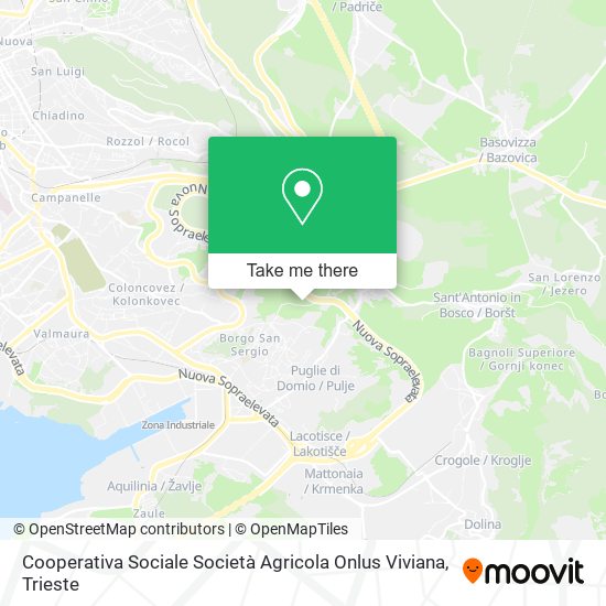 Cooperativa Sociale Società Agricola Onlus Viviana map
