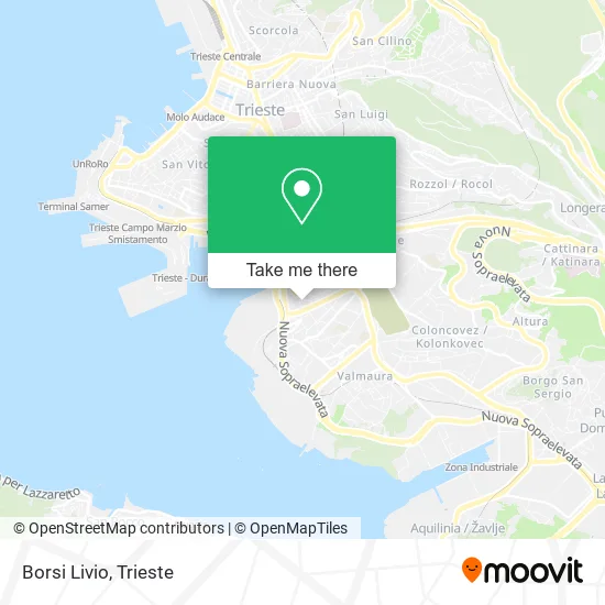 Borsi Livio map