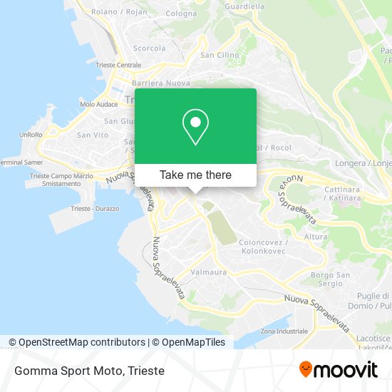 Gomma Sport Moto map
