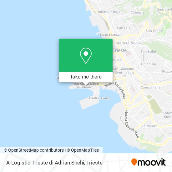 A-Logistic Trieste di Adrian Shehi map