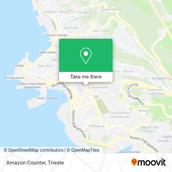 Amazon Counter map