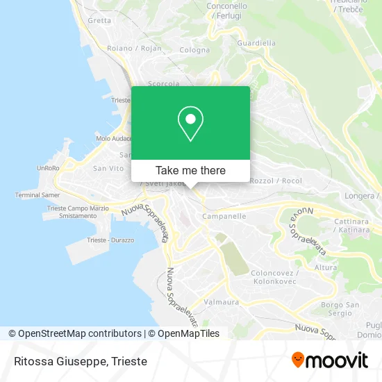 Ritossa Giuseppe map