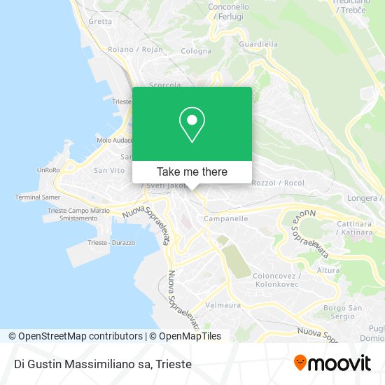 Di Gustin Massimiliano sa map