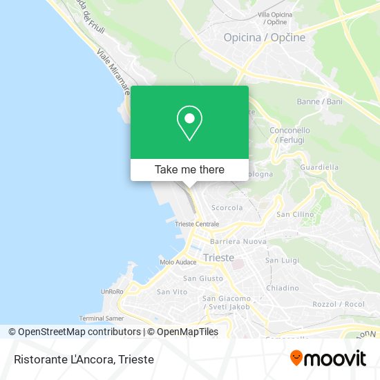 Ristorante L'Ancora map
