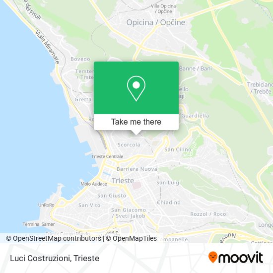 Luci Costruzioni map