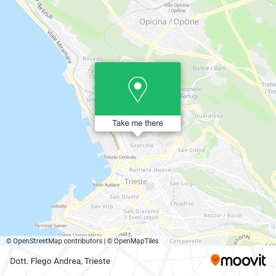 Dott. Flego Andrea map