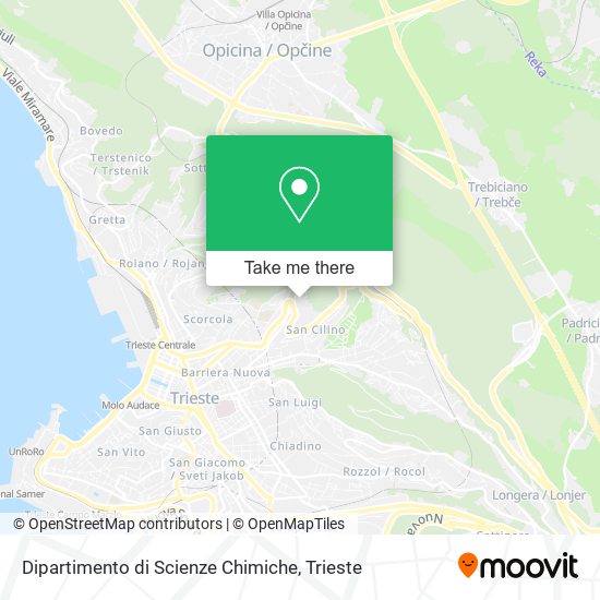 Dipartimento di Scienze Chimiche map
