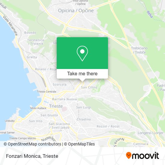 Fonzari Monica map