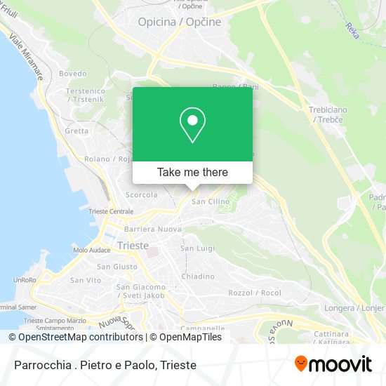 Parrocchia . Pietro e Paolo map