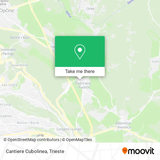 Cantiere Cubolinea map