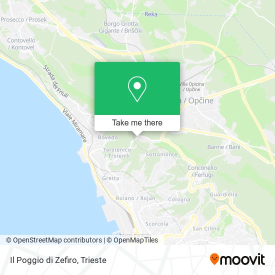 Il Poggio di Zefiro map