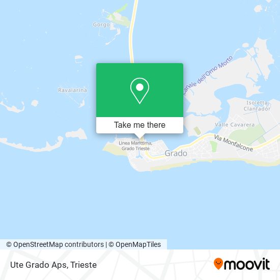 Ute Grado Aps map