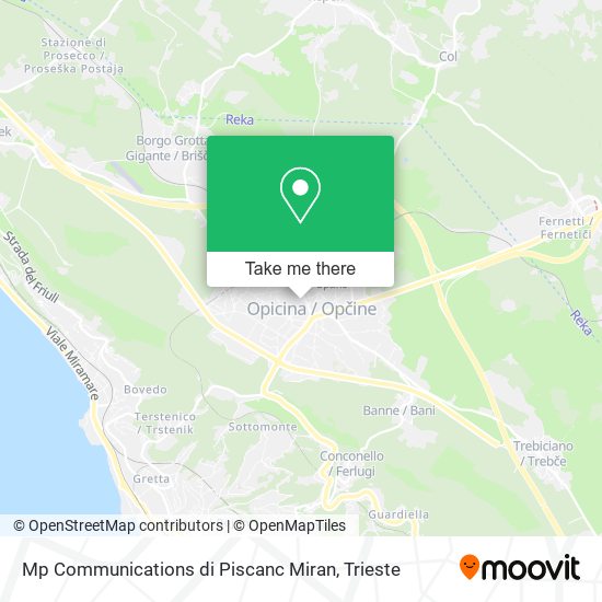 Mp Communications di Piscanc Miran map