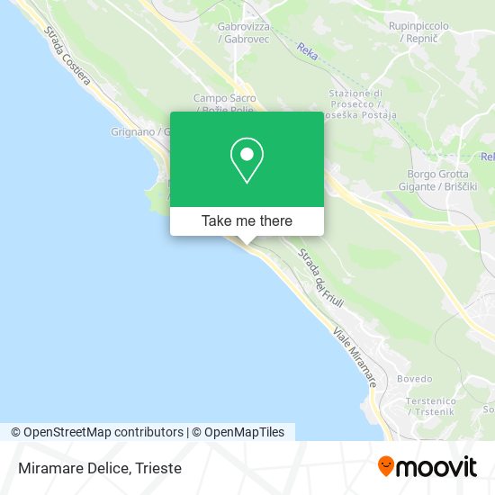 Miramare Delice map