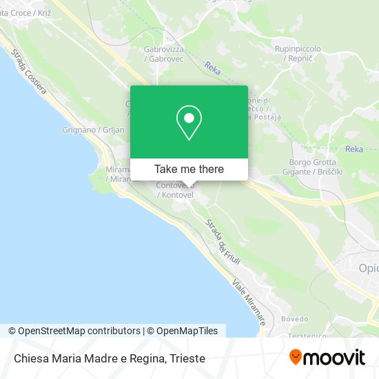 Chiesa Maria Madre e Regina map