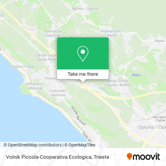 Volnik Piccola-Cooperativa Ecologica map