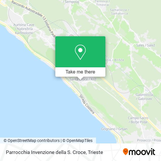 Parrocchia Invenzione della S. Croce map