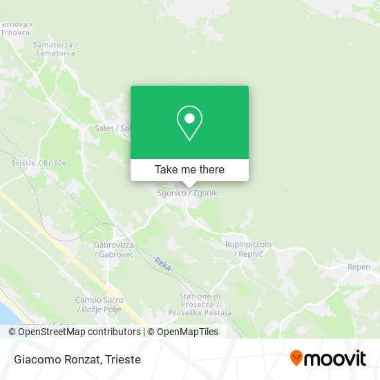 Giacomo Ronzat map