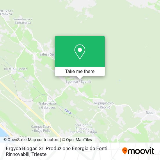 Ergyca Biogas Srl Produzione Energia da Fonti Rinnovabili map