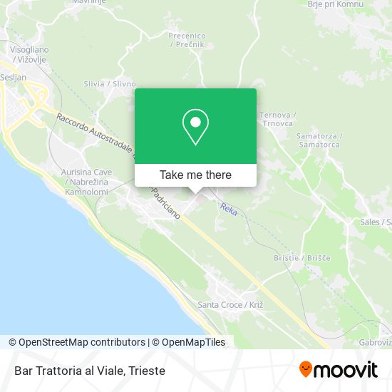 Bar Trattoria al Viale map