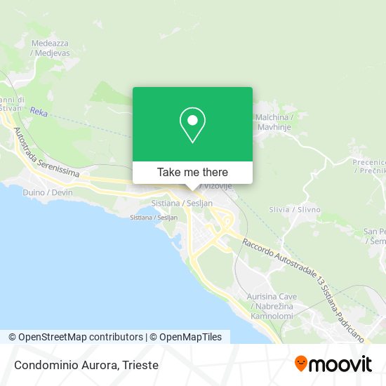 Condominio Aurora map
